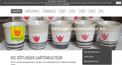 Desktop Screenshot of doetlinger-gartenkultour.de